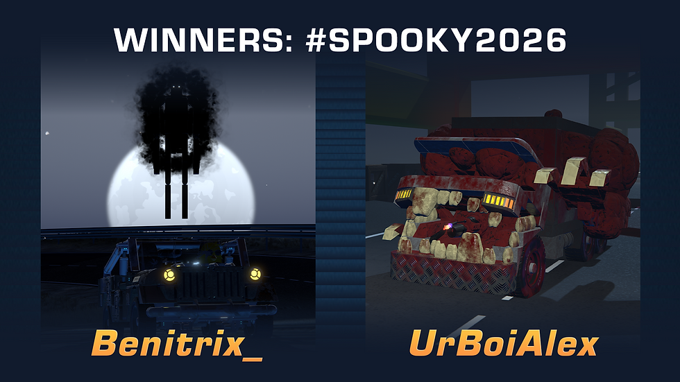 The winning blueprints from the SPOOKY Build Challenge.