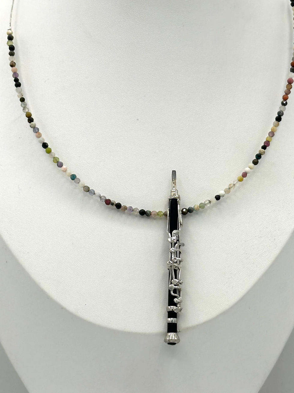 Miniature : Hautbois « ébène « collier 