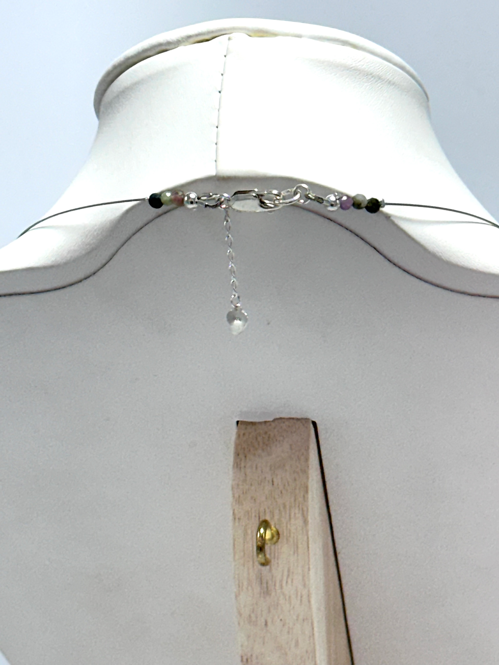 Miniature : Collier, Ébène , nacre abalone 