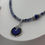Miniature : collier , clef de sol , lapis lazuli