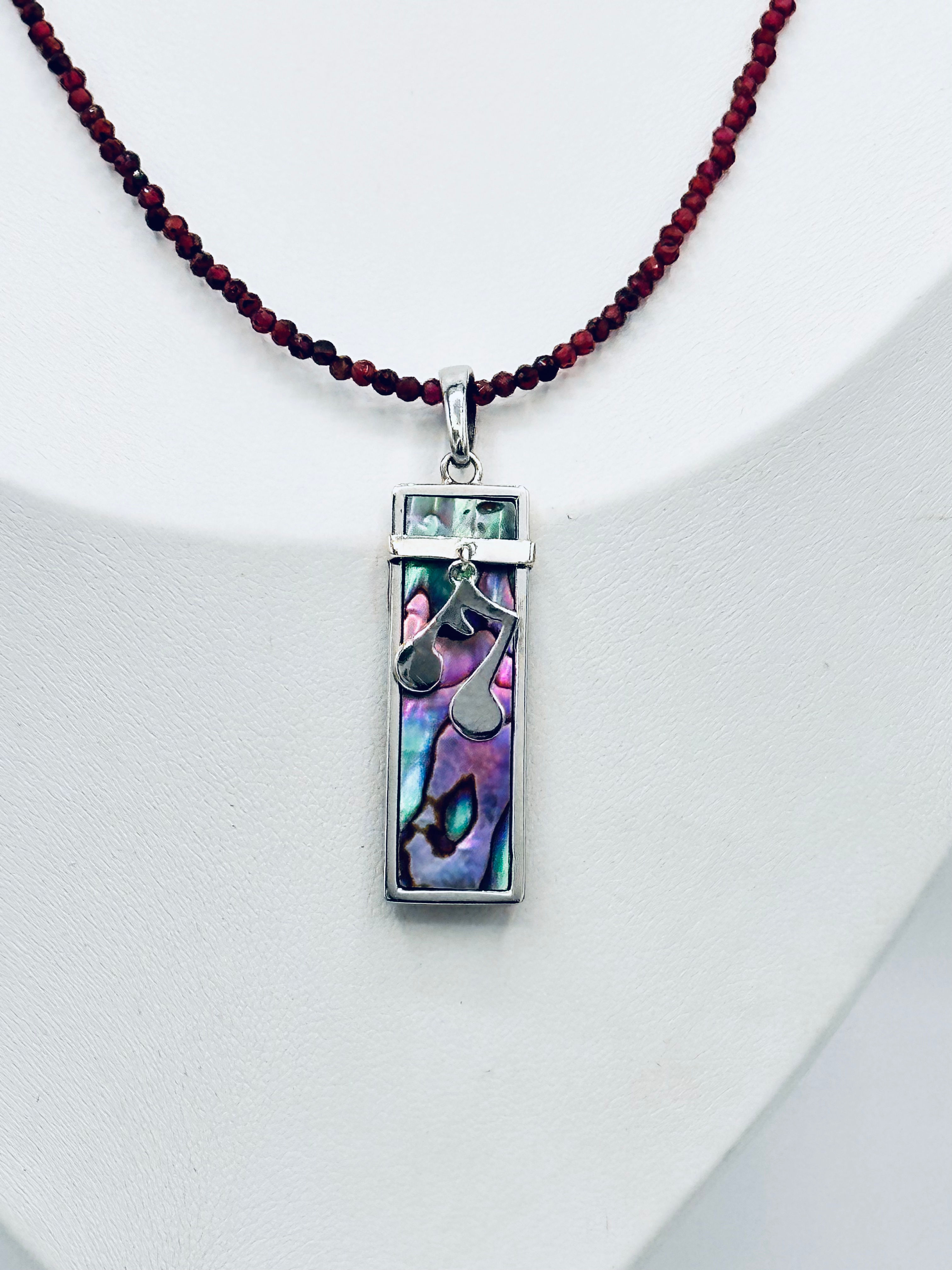 Pendentif Green abalone Fanny