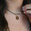 Miniaturbild: Collier, note, spinelle noire, jaspe