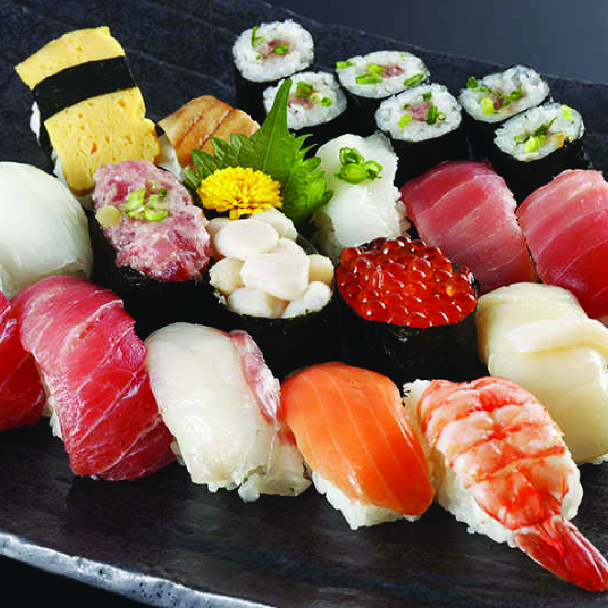 Arranged Food and Objects