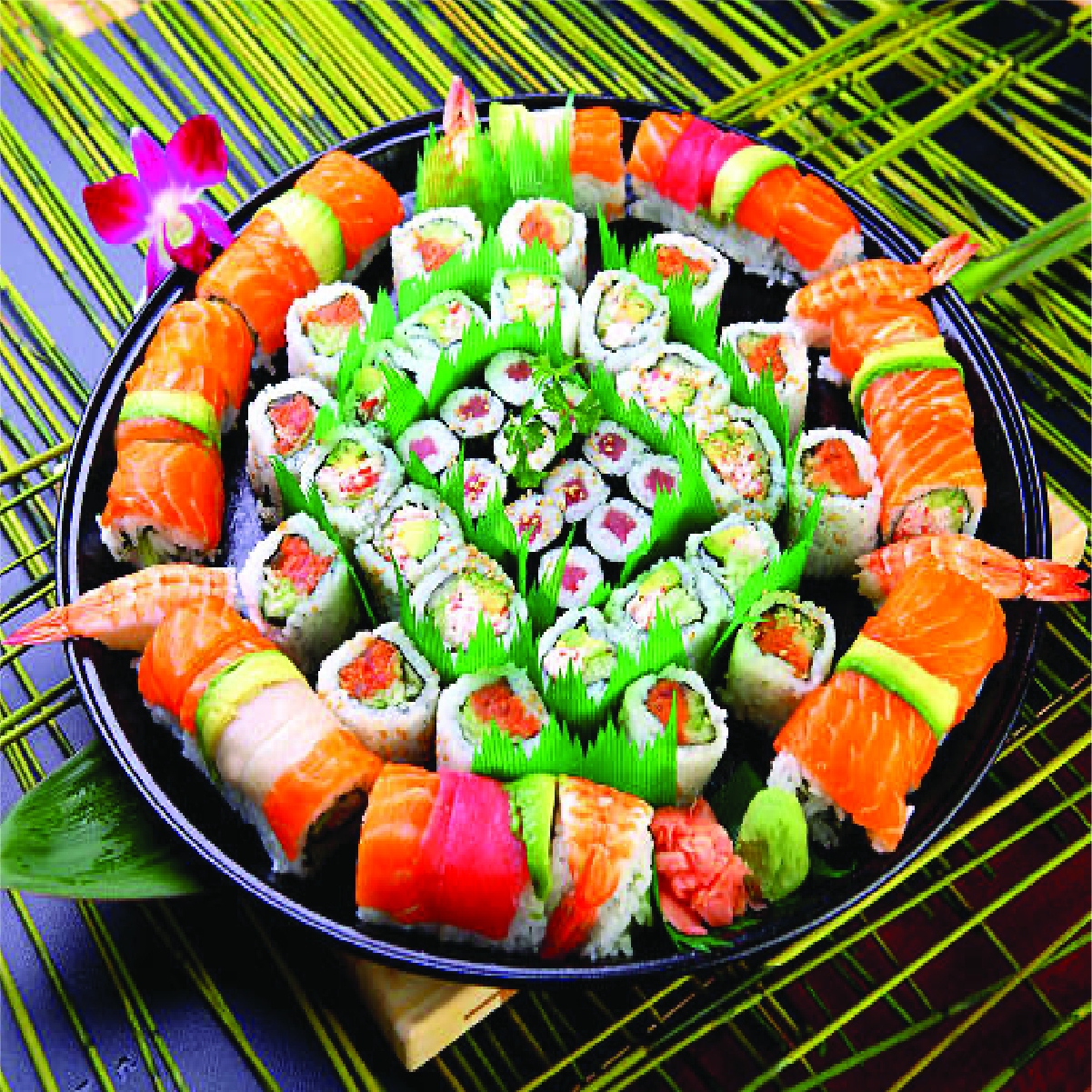 Arranged Food and Objects