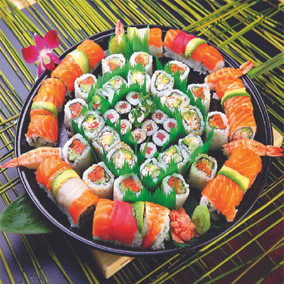 Arranged Food and Objects