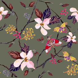 Dark Magnolia Wallpaper