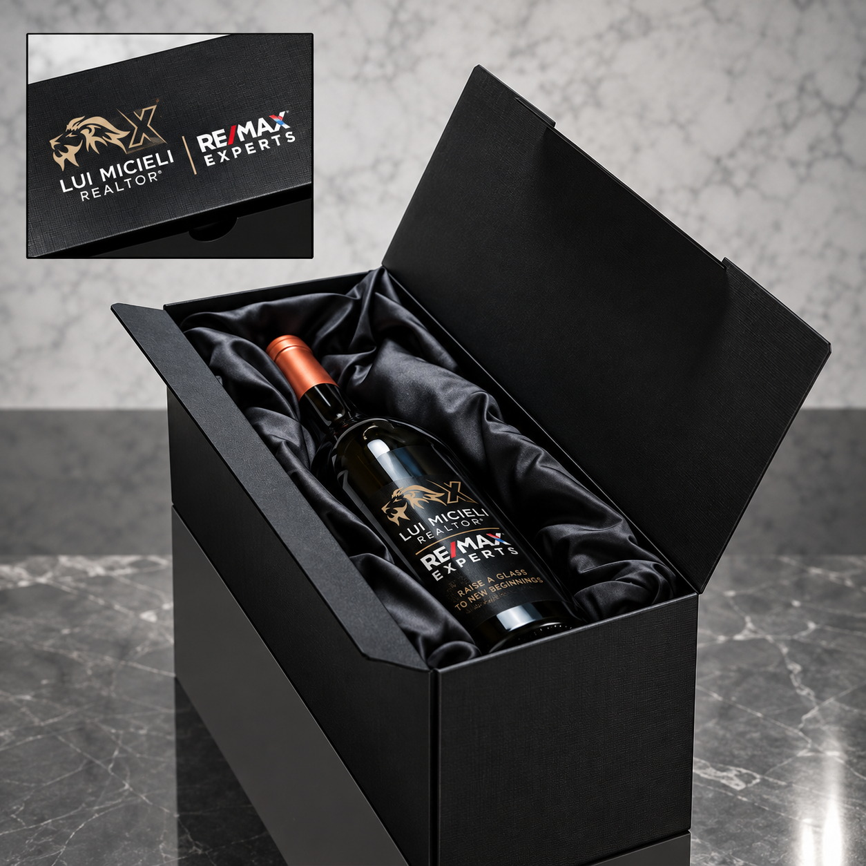 CUSTOM Bergamo Wine Box