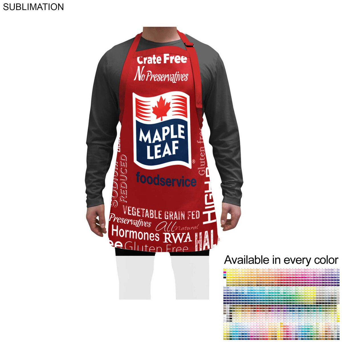 Adjustable Bib Apron 25x28