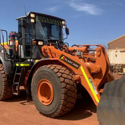 Hitachi ZW250-5 20T front end loader on hire in Perth — A1 Plant Hire