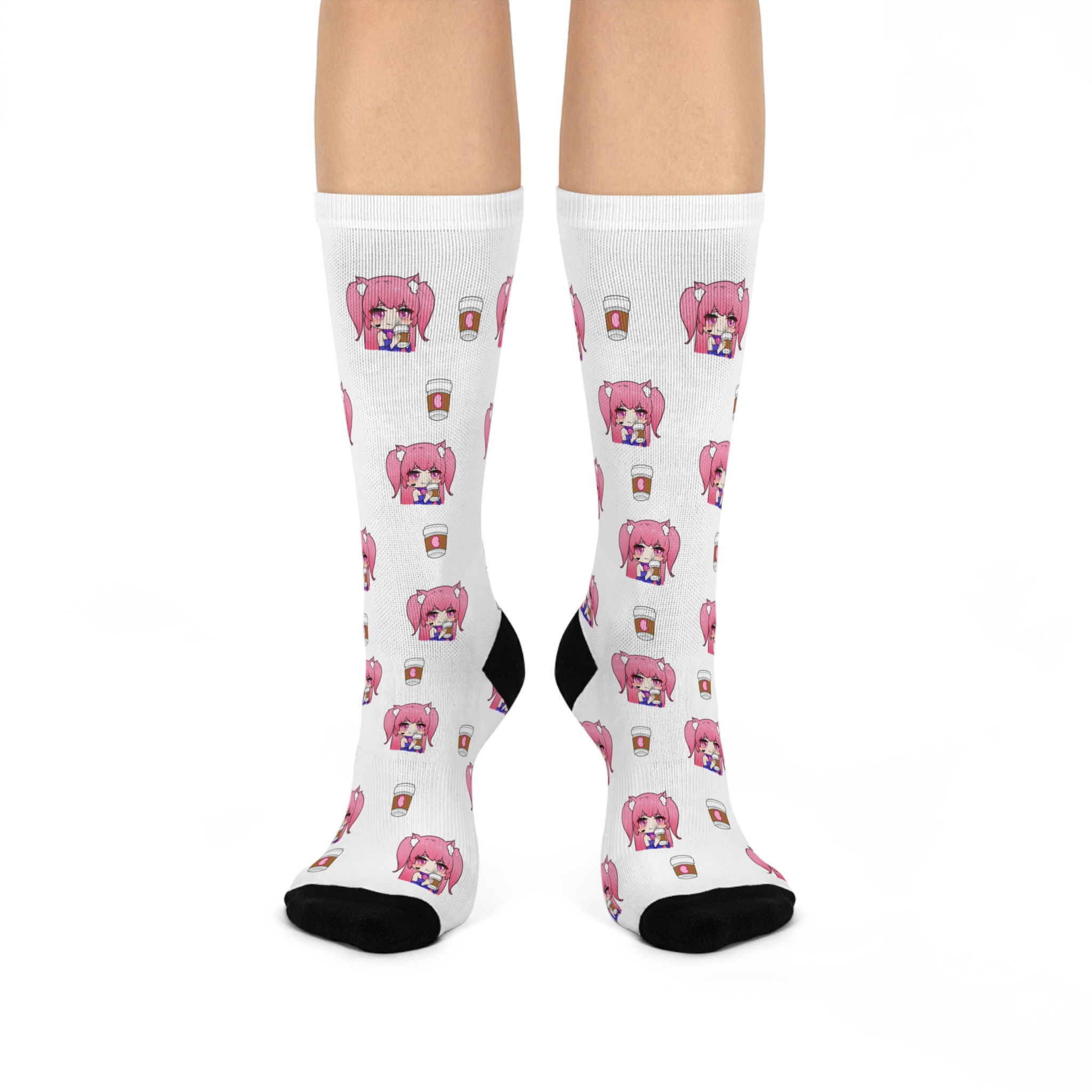 Yui Coffee Crew Socks