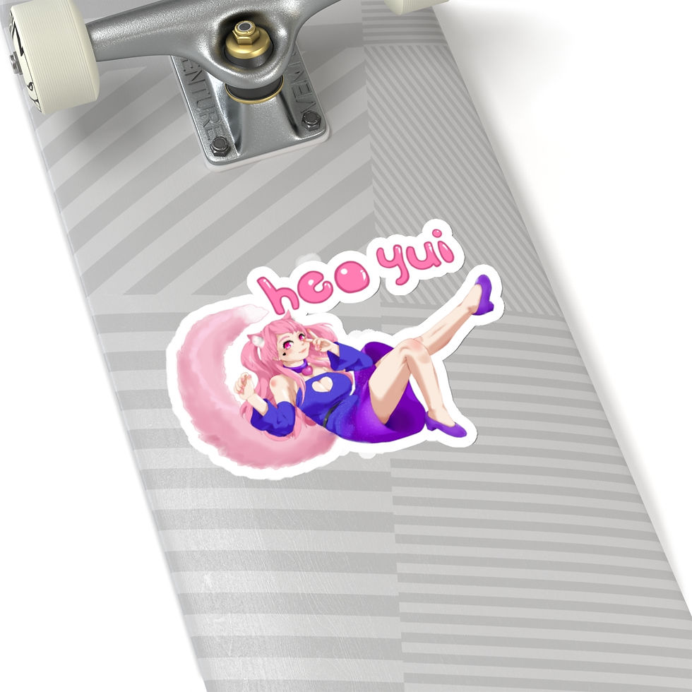 Thumbnail: Heo Yui English Logo Kiss-Cut Stickers