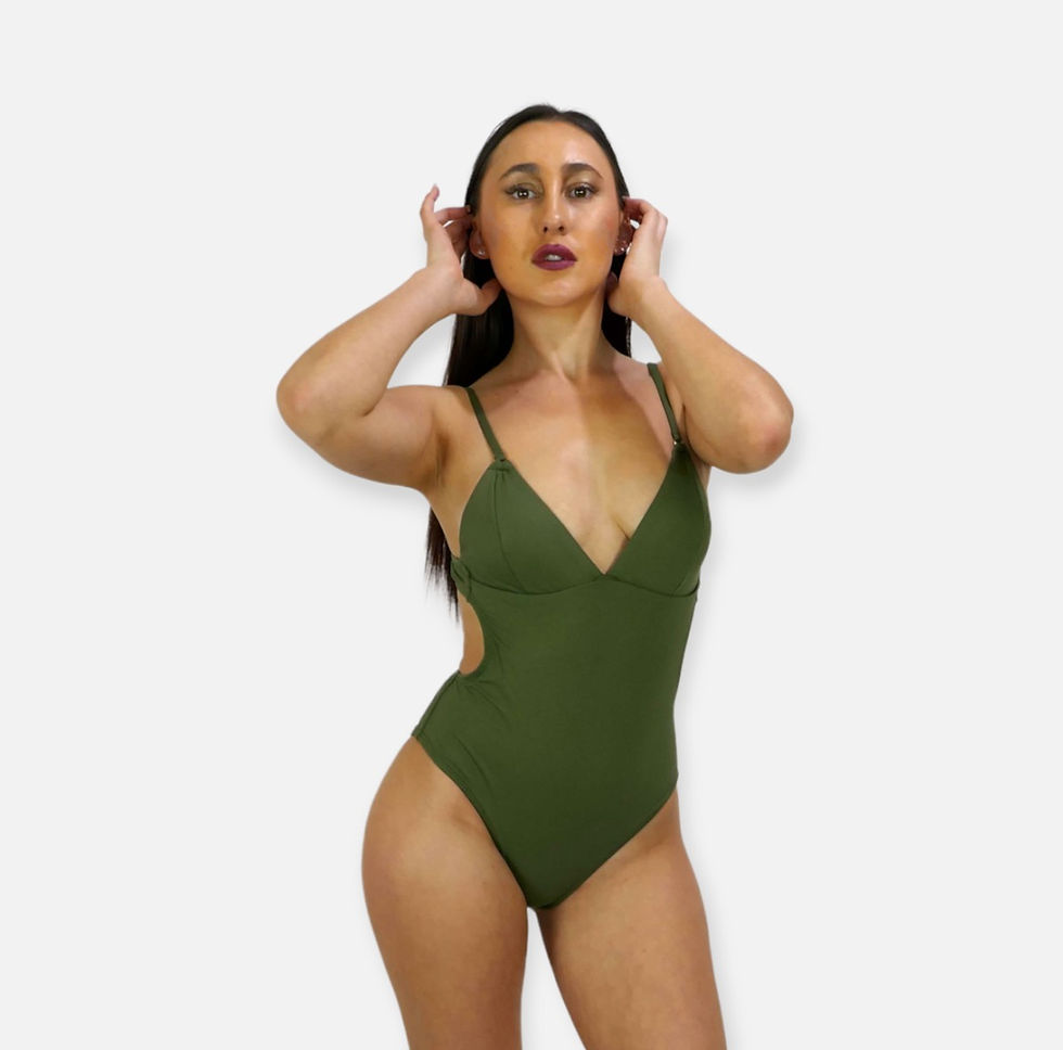 Miniatura: Costume Intero Imbottitura e Accessorio Removibili