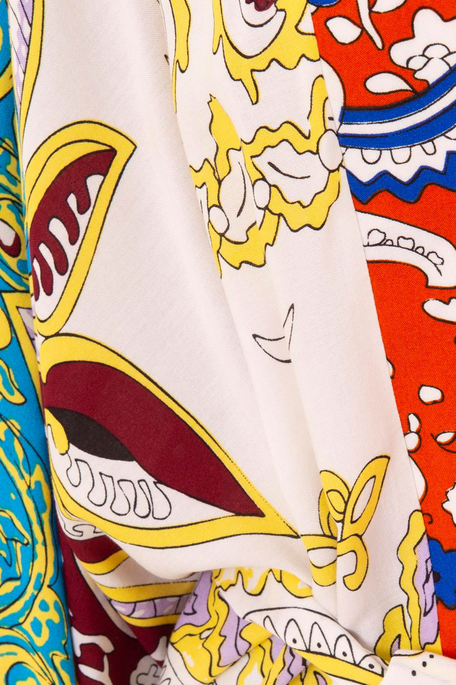 Miniatura: Kimono Stampato Con Cintura
