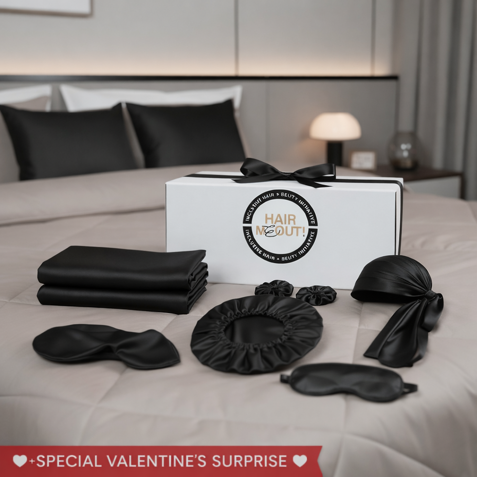 Thumbnail: Satin Sleep Set — Black 