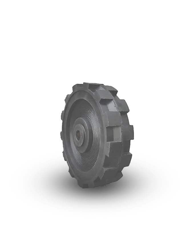 Rubber solid Wheel