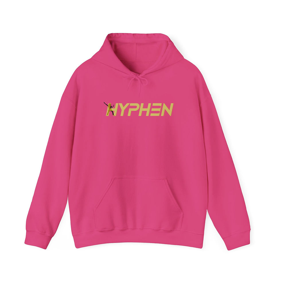 Thumbnail: Hooded Sweat Shirt Unisex  Hoody Modern Hyphen Logo