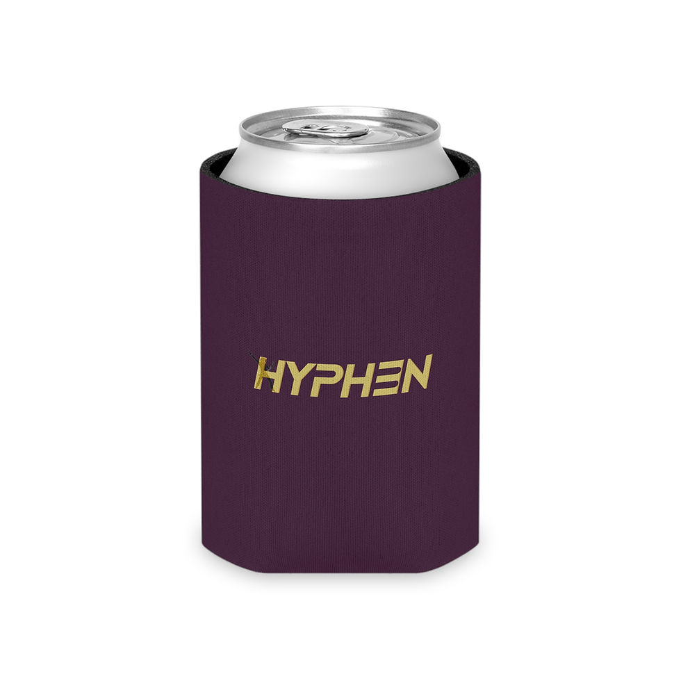 Thumbnail: Regular Royal Purple Can Cooler Koozie Hyphen Logo Awesome
