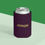 Thumbnail: Regular Royal Purple Can Cooler Koozie Hyphen Logo Awesome