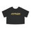 Thumbnail: Satyan Artwork & Hyphen Logo Crop Top Tee