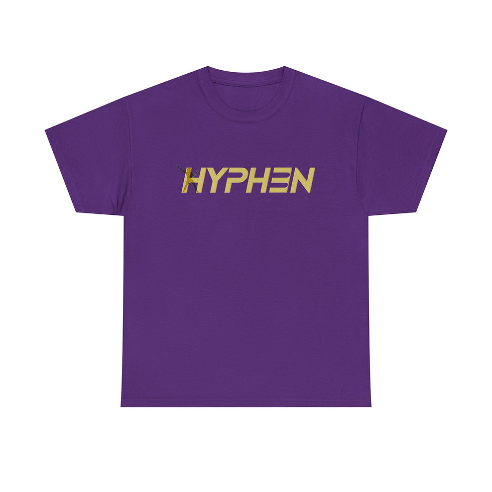 Thumbnail: Cotton Tee Shirt Unisex Modern Hyphen Logo