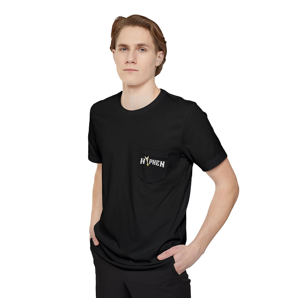 Thumbnail: Pocket T-shirt Unisex Tee Shirt Classic Hyphen Logo