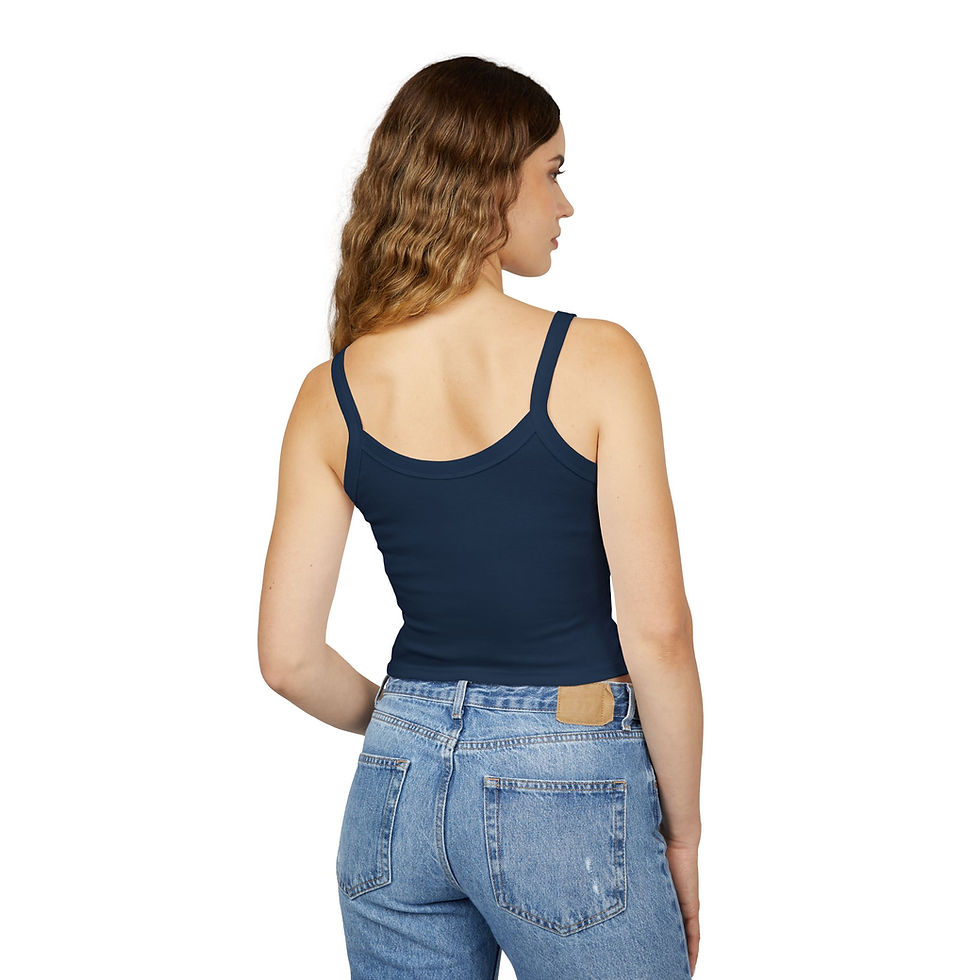 Thumbnail: Women's Spaghetti Strap Tank Top Classic Hyphen Logo