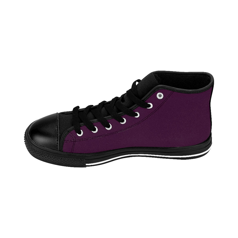 Thumbnail: Men's Hi-Top Sneakers Royal Purple Modern Hyphen Logo 