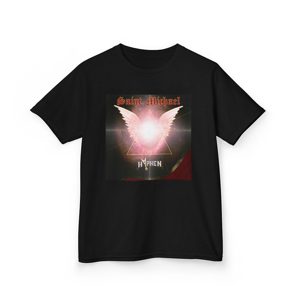 Kids Cotton™ T Shirt Unisex Hyphen Saint Michael Artwork & Logo