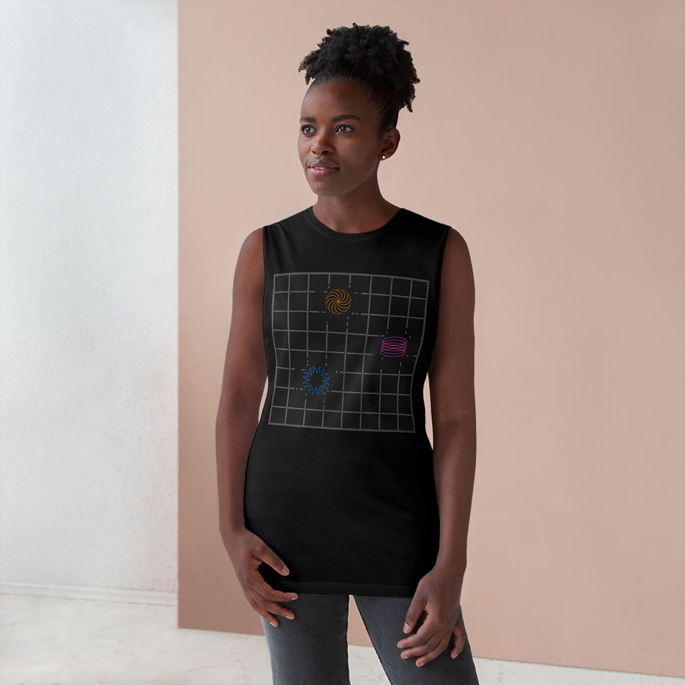 Thumbnail: Never Give Up Artwork Unisex Tank Top Hyphen Logo on the Back