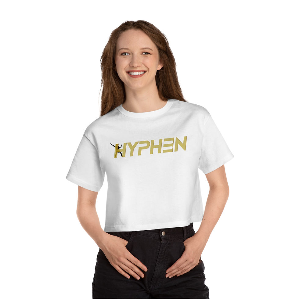 Thumbnail: Modern Hyphen Logo Crop Top Tee