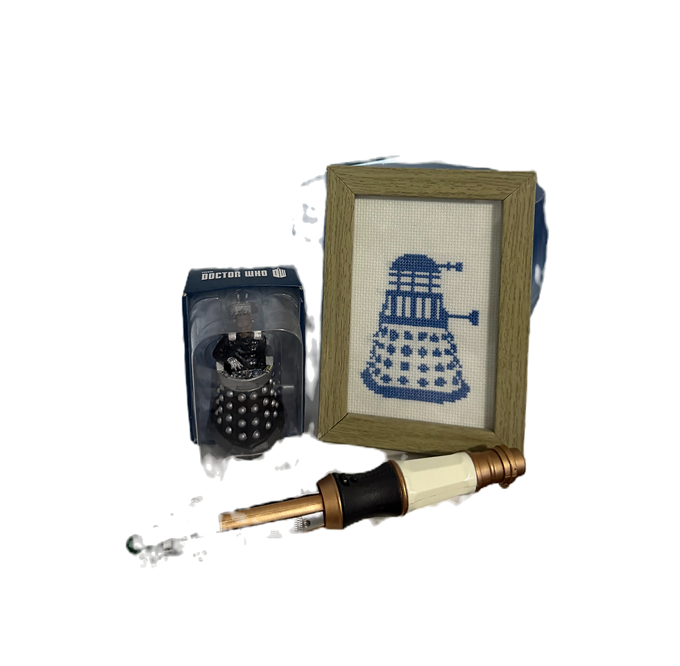 Dr Who Davros, Darlek and Sonic