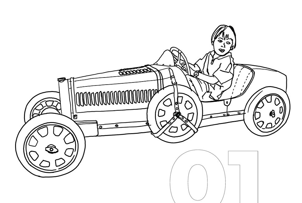 Thumbnail: Wheels & Watches Coloring Book 01