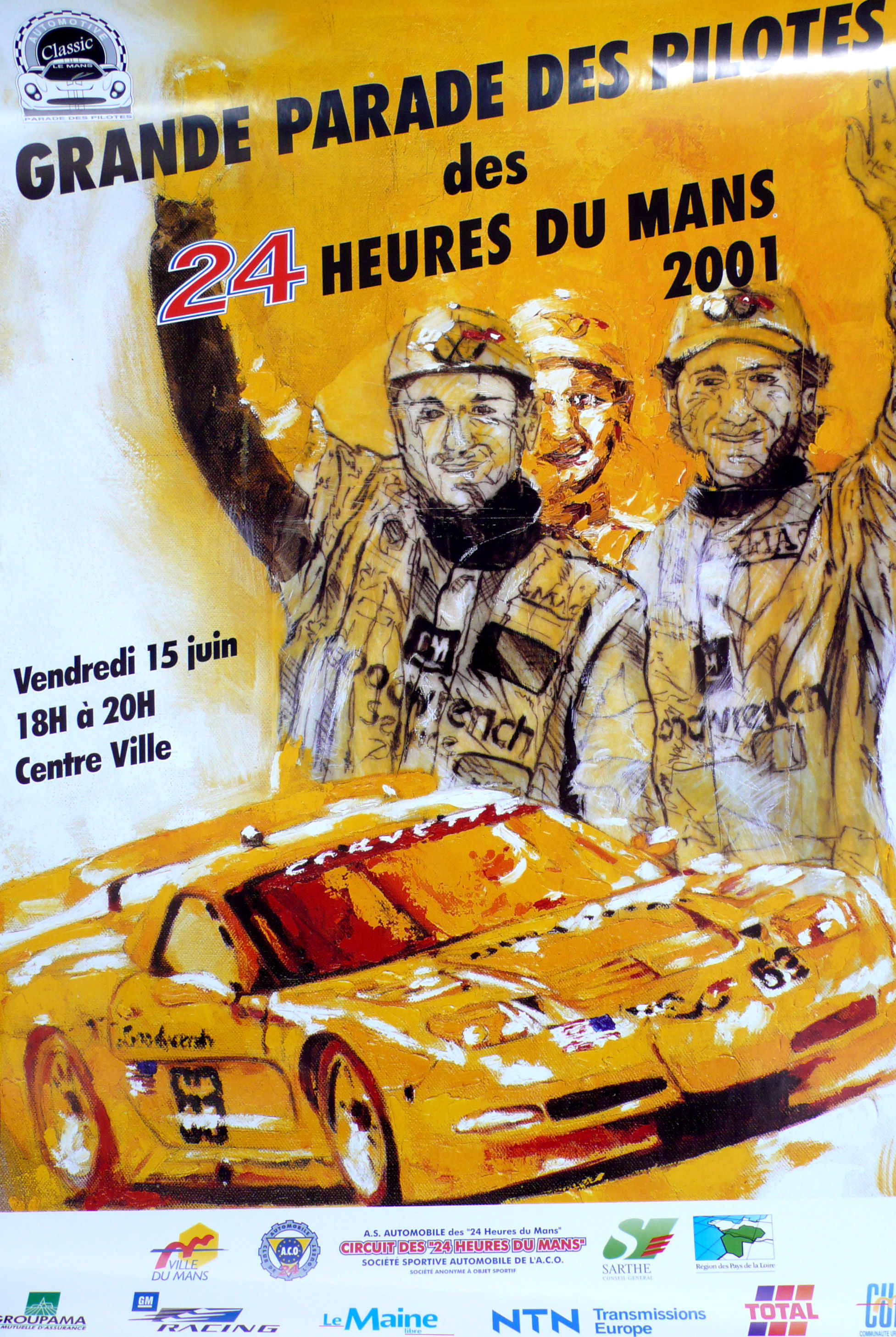Parade des Pilotes - 24 Heures du Mans 2001