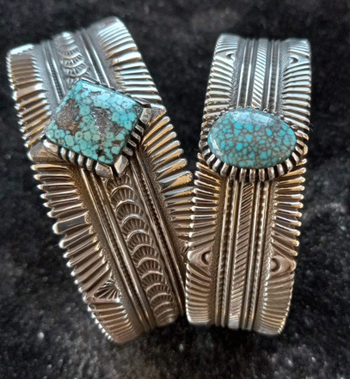 Ron Bodonie - Turquoise & Silver Bracelet