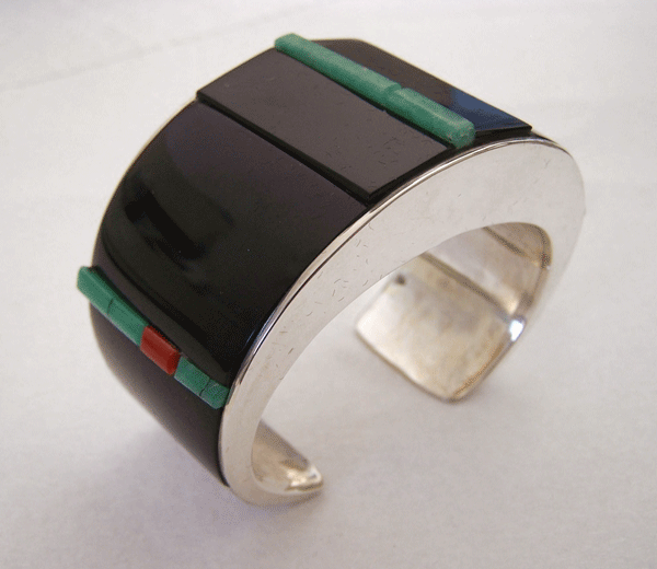 Michael Garcia - Black Jake & Chrysoprase Bracelet