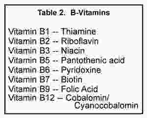 B vitamins