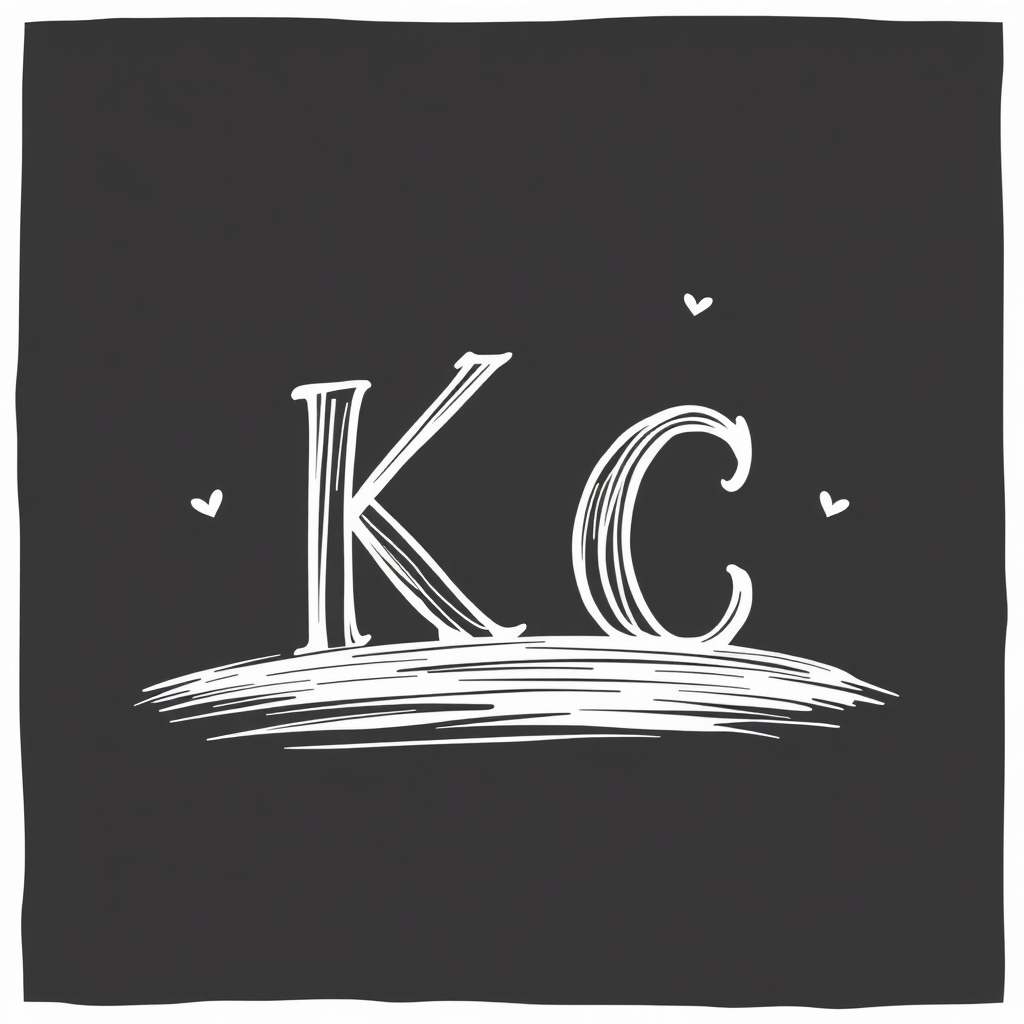 Create Image with initials KC make it super simple.jpg