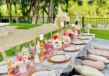 Bridal Shower Luxury Picnic