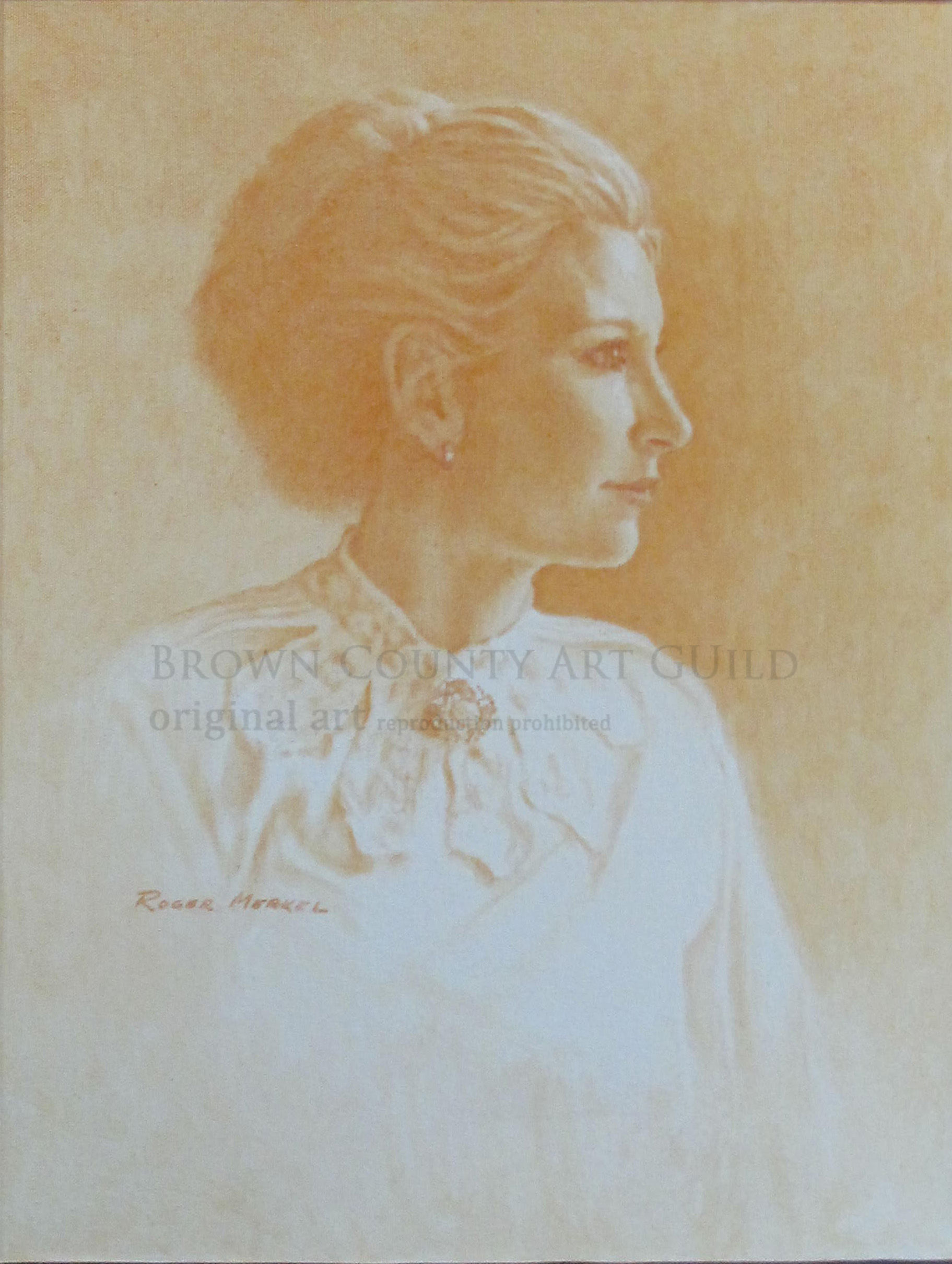 'Profile of Woman' by Roger Merkel