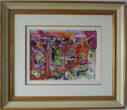 Psychédélique_2016huilepapier30x40cmencadré