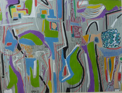 Rêve_gris_50x656cm_posca_pens_felt_pens_oil_pastels_paper_PC_2017