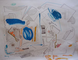 Ludique3 50x65cm mixed media PC 2017