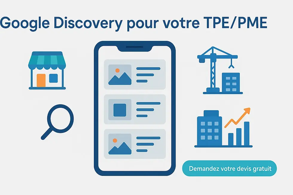 Guide Google Discovery pour TPE/PME : visibilité et trafic organique