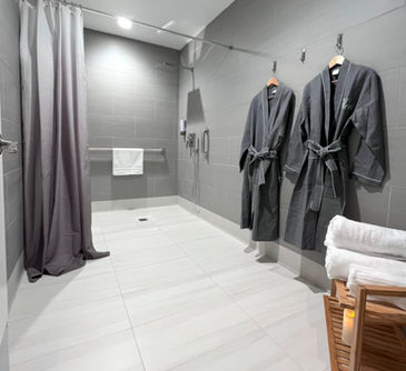 Couples massage robes at Gentle Crane Wellness Spa