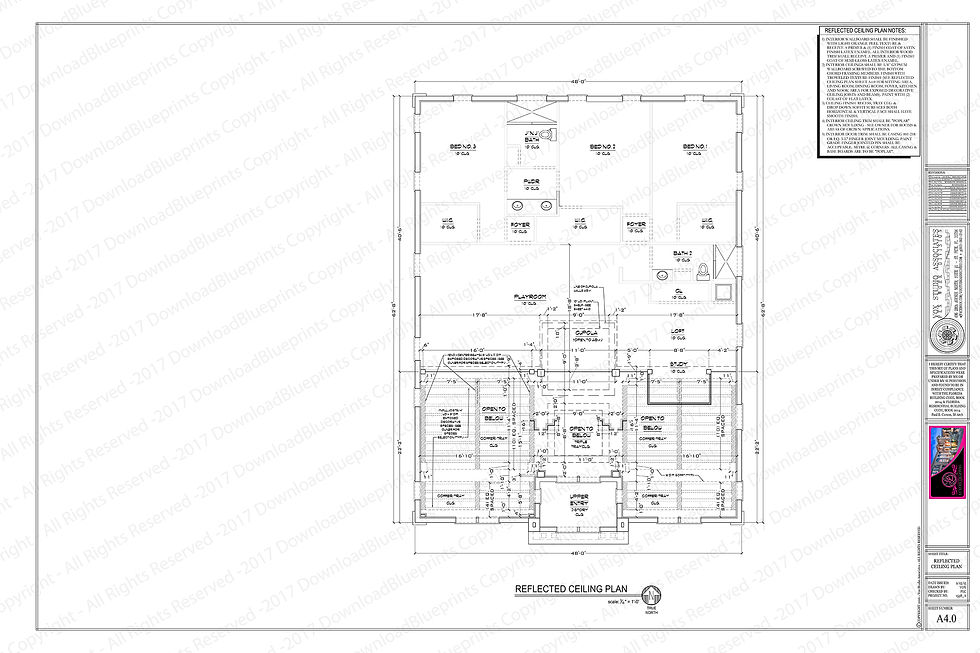 Thumbnail: (2967 SF) Villa Milanca CAD