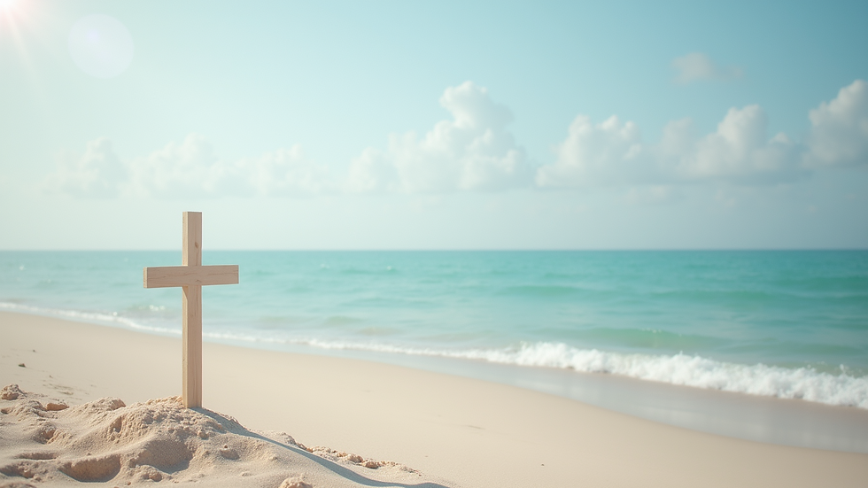 High angle view of a tranquil beach at sunset