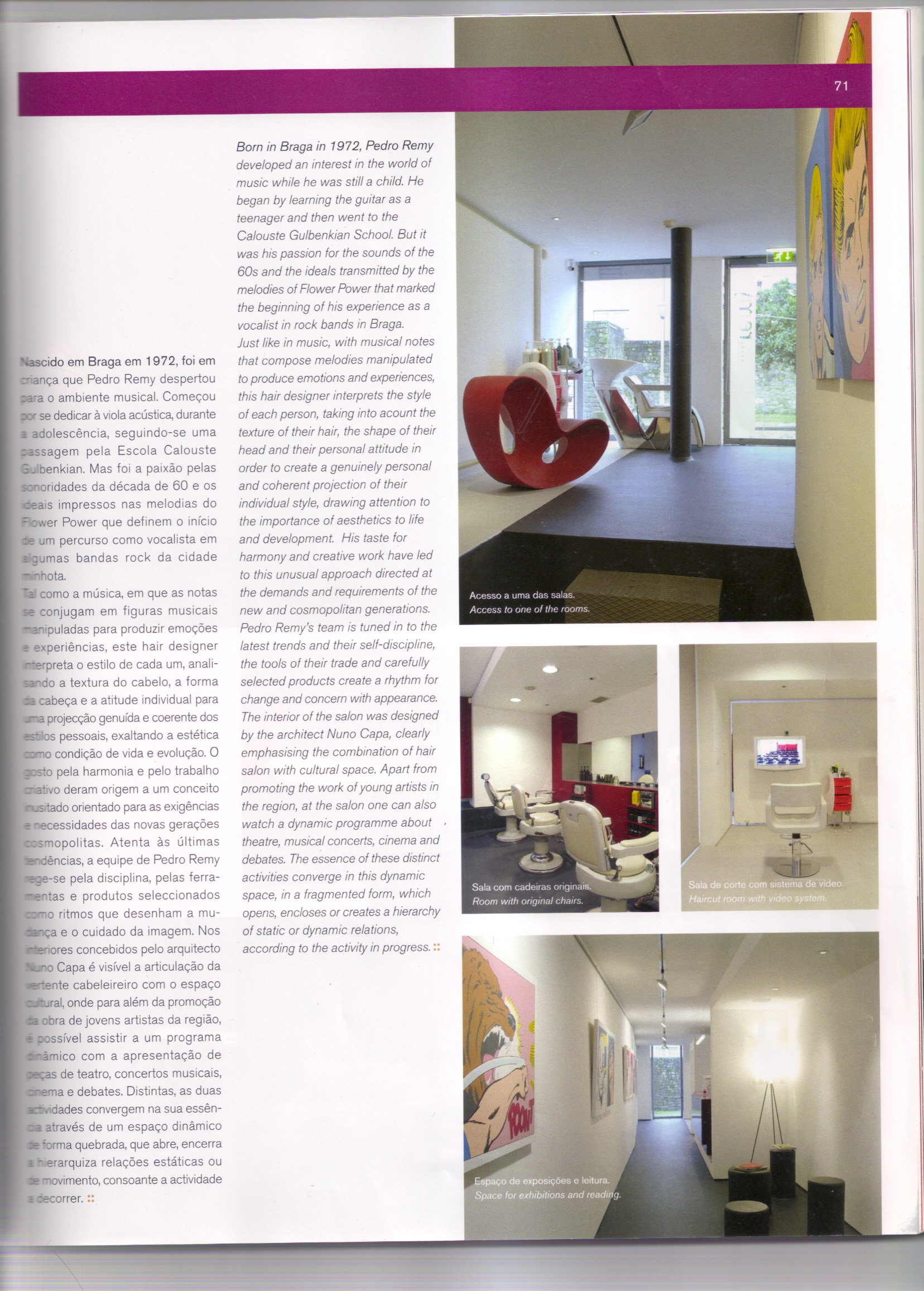 Revista Attitude Pedro Remy cabeleireiro cultura jazz