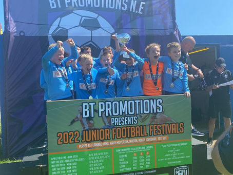 U9'S WIN BT CORUS CUP AT FLAMINGO LAND