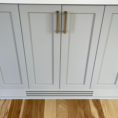 Custom register in cabinet base - Landfall Wilmington, NC