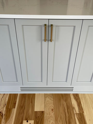 Custom register in cabinet base - Landfall Wilmington, NC